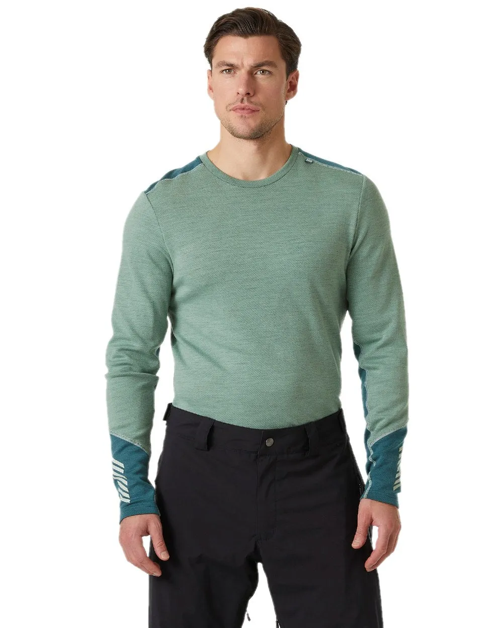 Helly Hansen Mens Lifa Merino Midweight Crew Base Layer