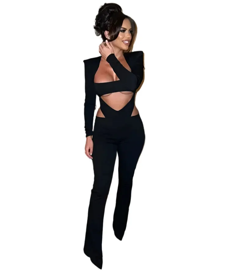 Hollow Out Jumpsuit