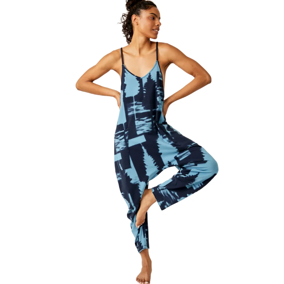 Hotshot Printed Onesie - Forest Navy