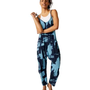 Hotshot Printed Onesie - Forest Navy