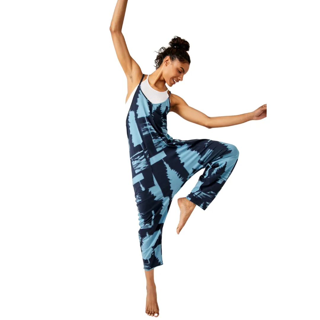 Hotshot Printed Onesie - Forest Navy