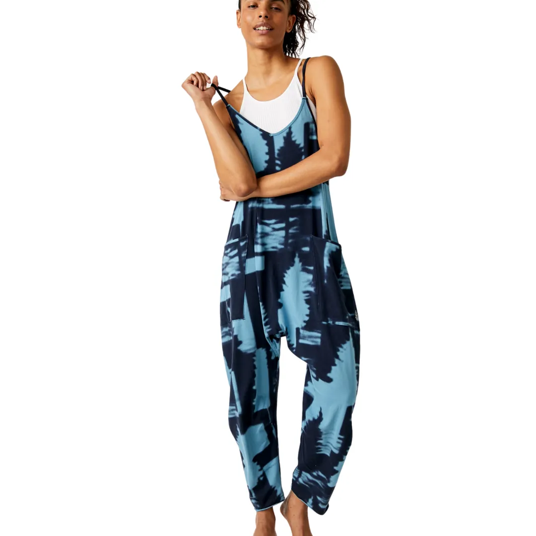 Hotshot Printed Onesie - Forest Navy