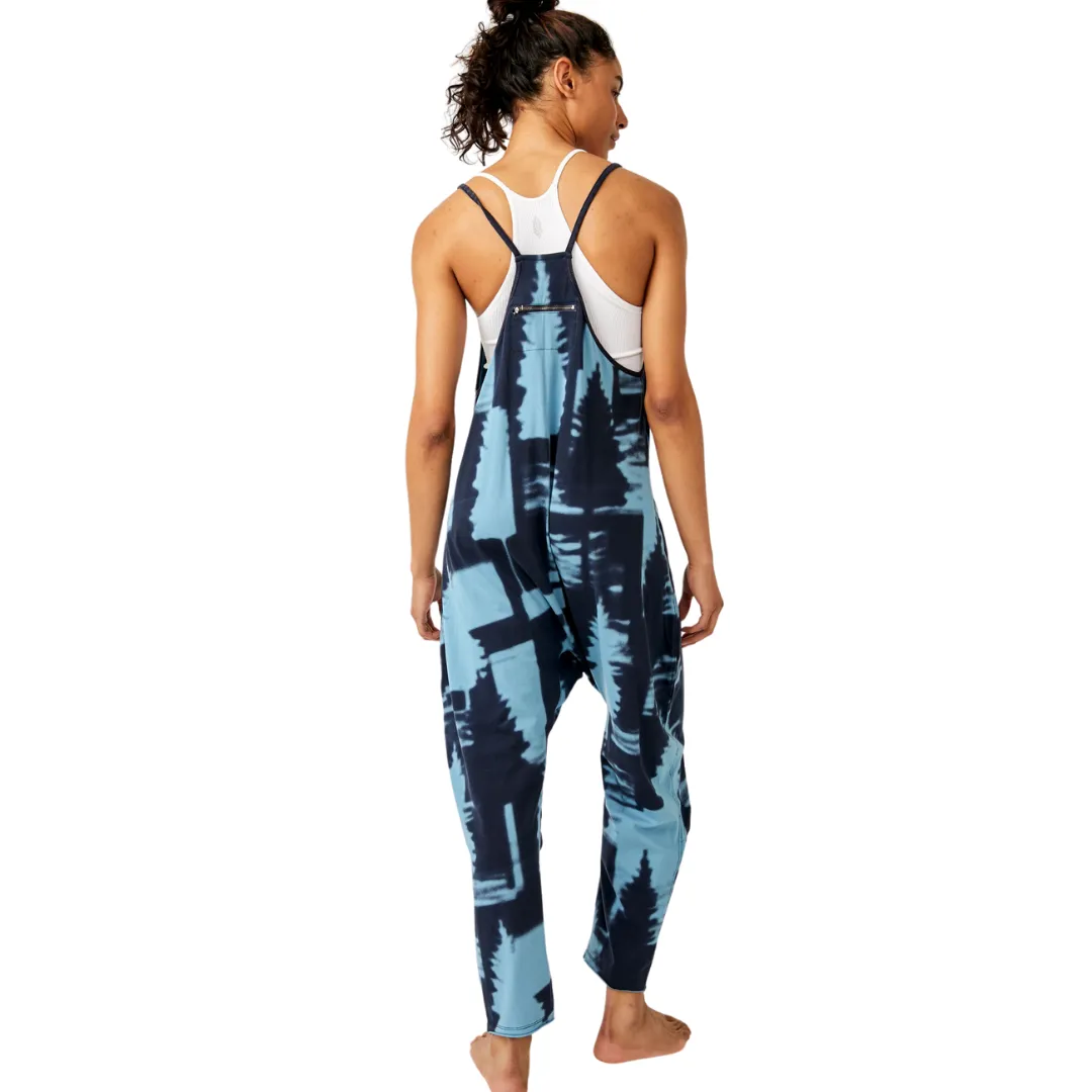 Hotshot Printed Onesie - Forest Navy