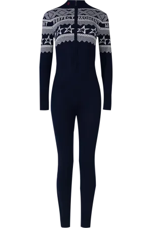 Instarsia-Knit Merino Wool Jumpsuit