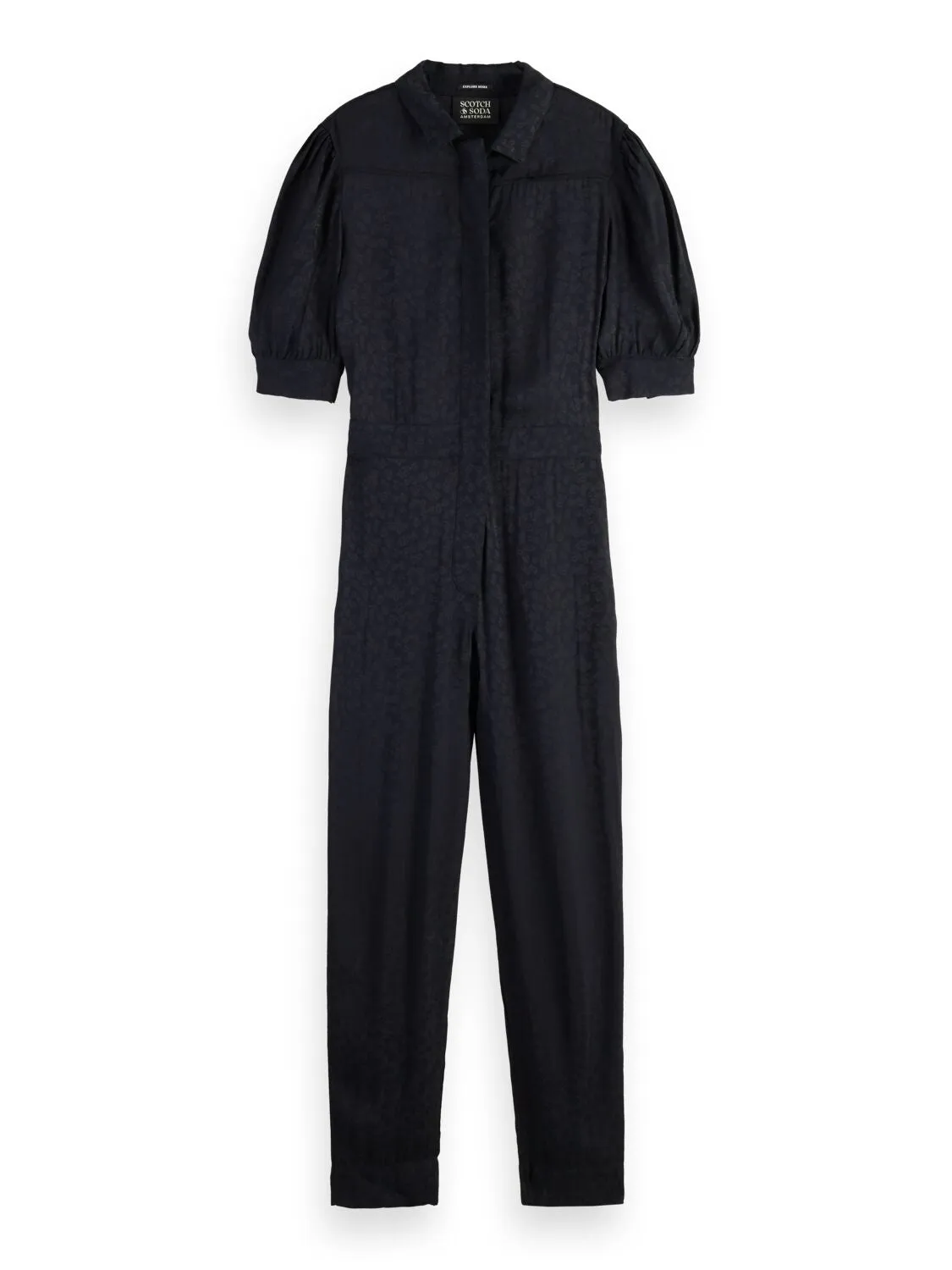 Jacquard Woven Jumpsuit