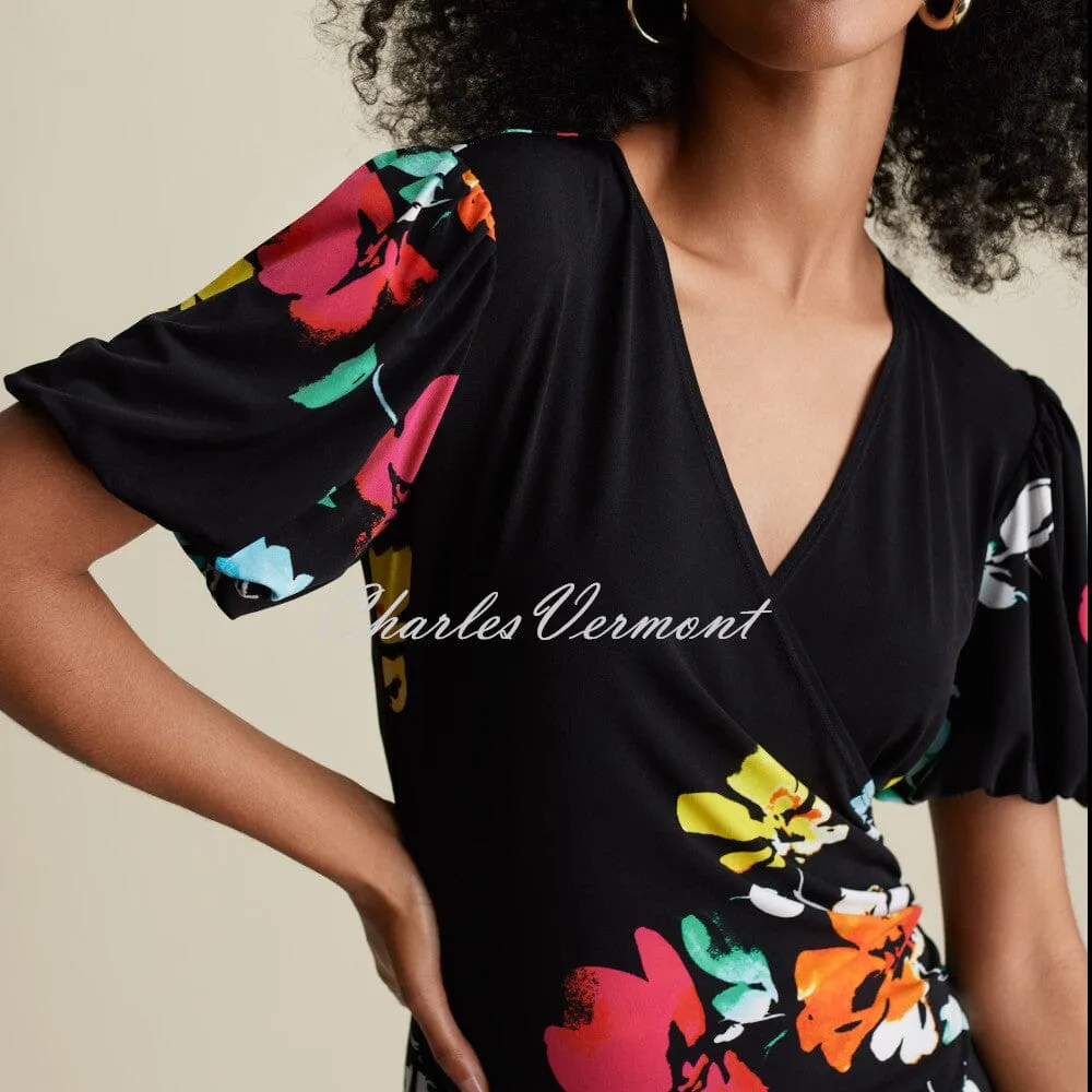 Joseph Ribkoff Floral Print Dress – Style 221068