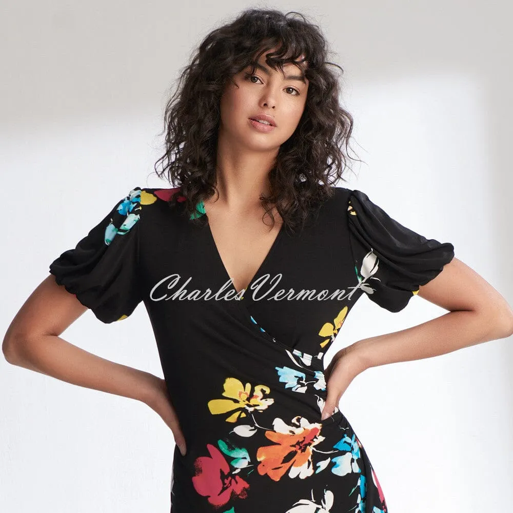 Joseph Ribkoff Floral Print Dress – Style 221068