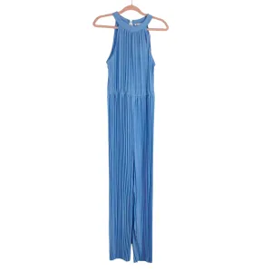 Kirundo Blue Pleated Jumpsuit with Belt NWT- Size L