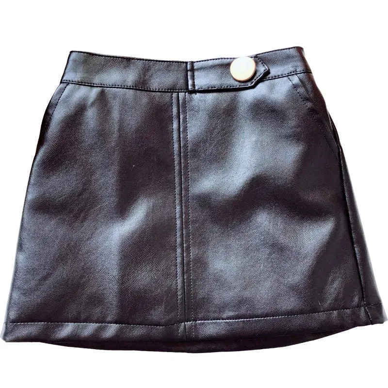 Laura Faux Leather Skirt