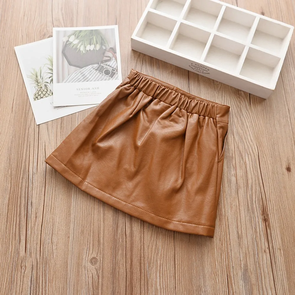 Laura Faux Leather Skirt