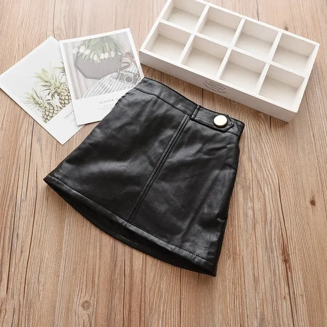 Laura Faux Leather Skirt