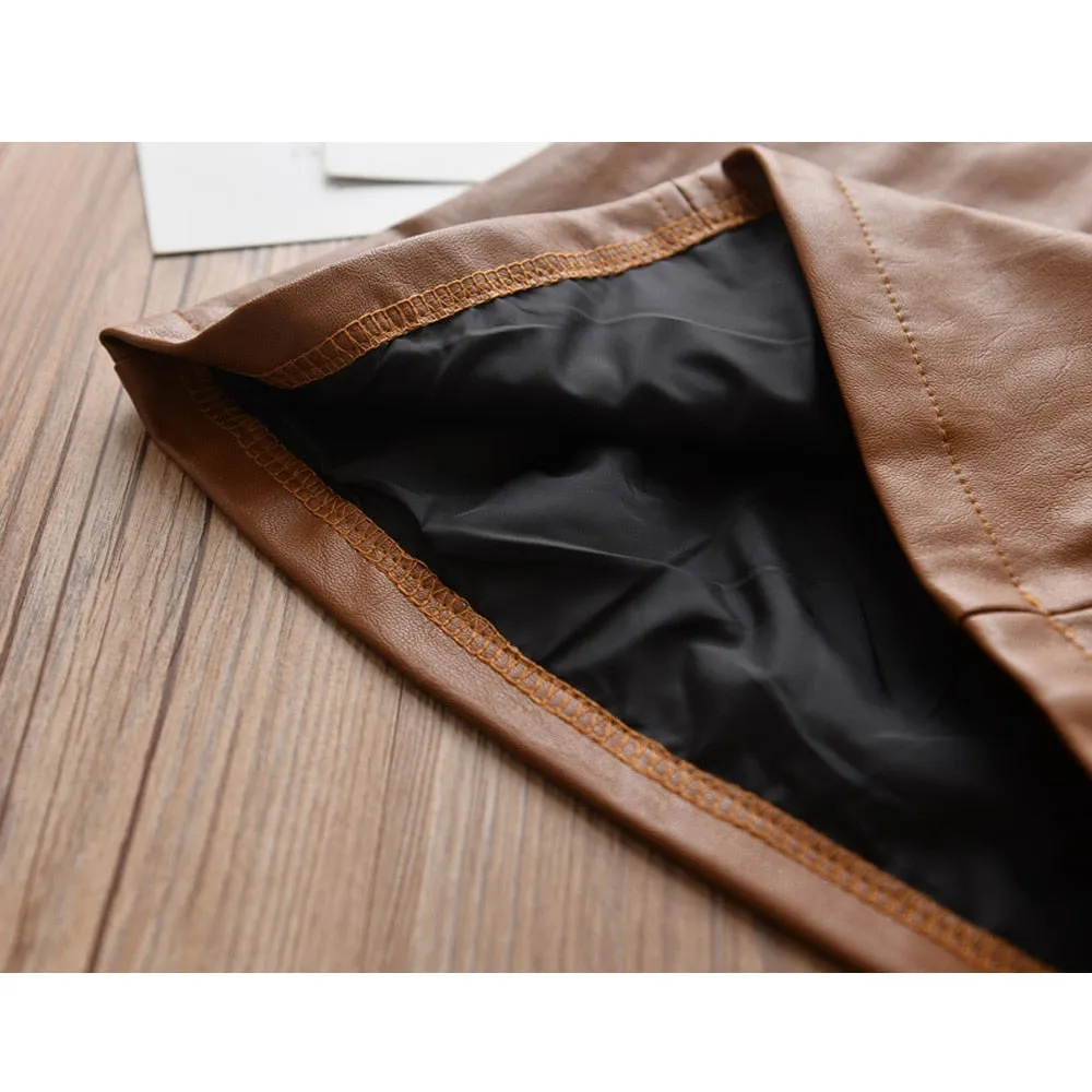 Laura Faux Leather Skirt