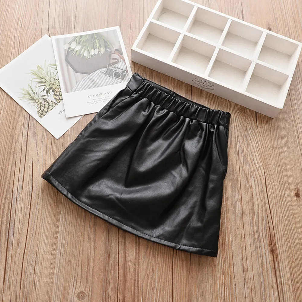 Laura Faux Leather Skirt