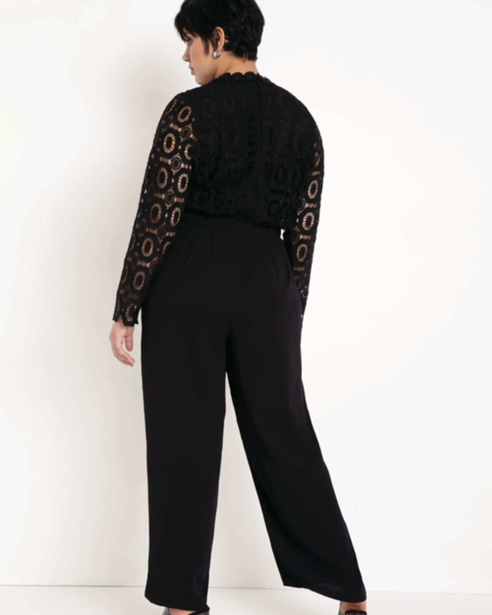 Lauren Lace Jumpsuit | Black