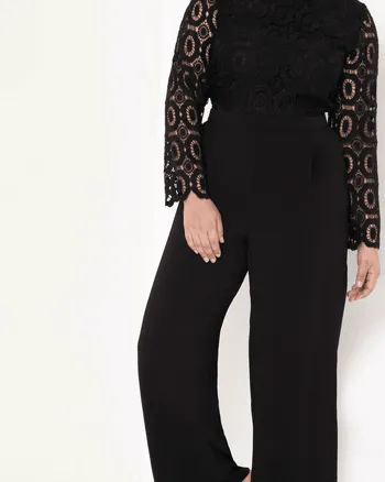 Lauren Lace Jumpsuit | Black