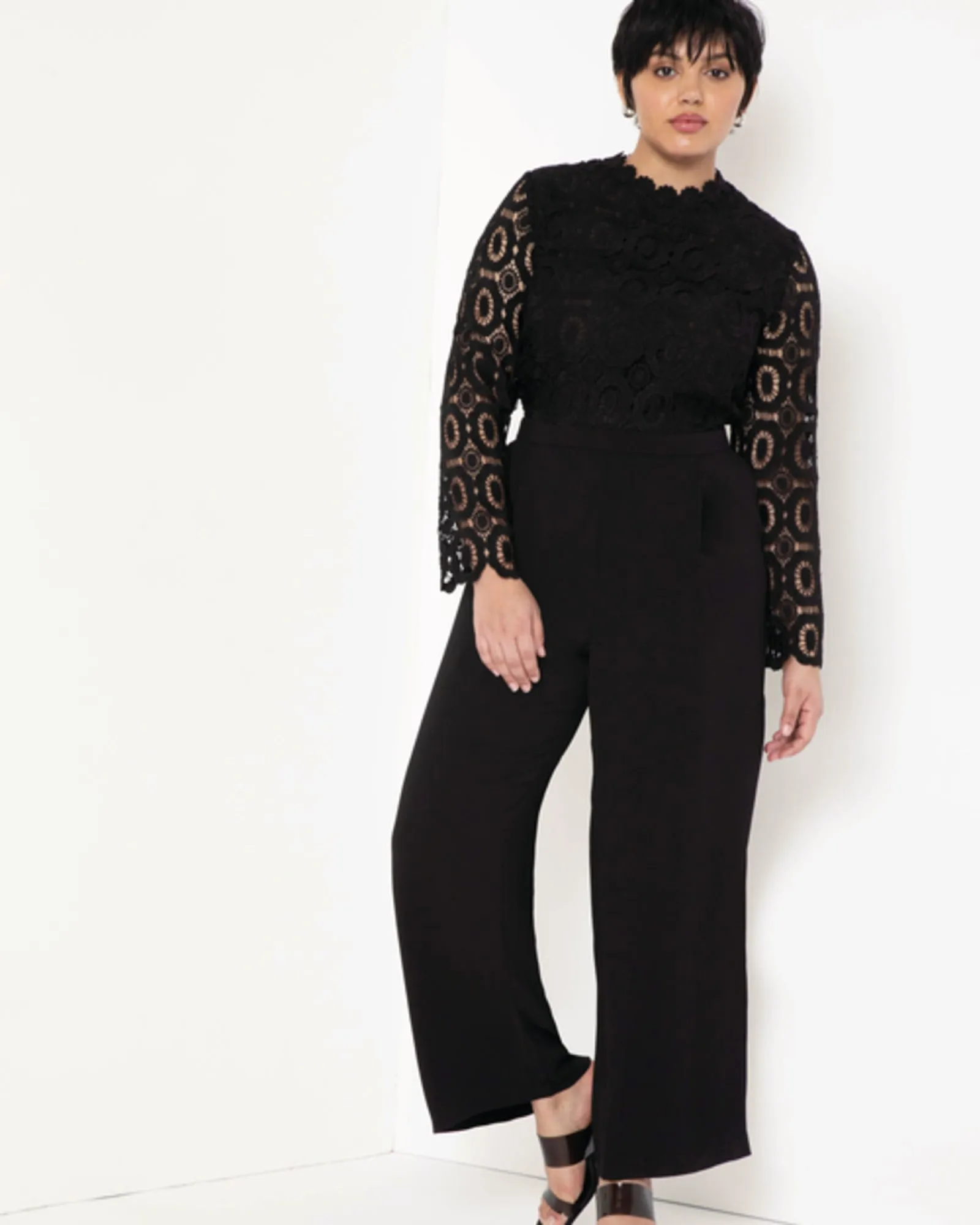 Lauren Lace Jumpsuit | Black