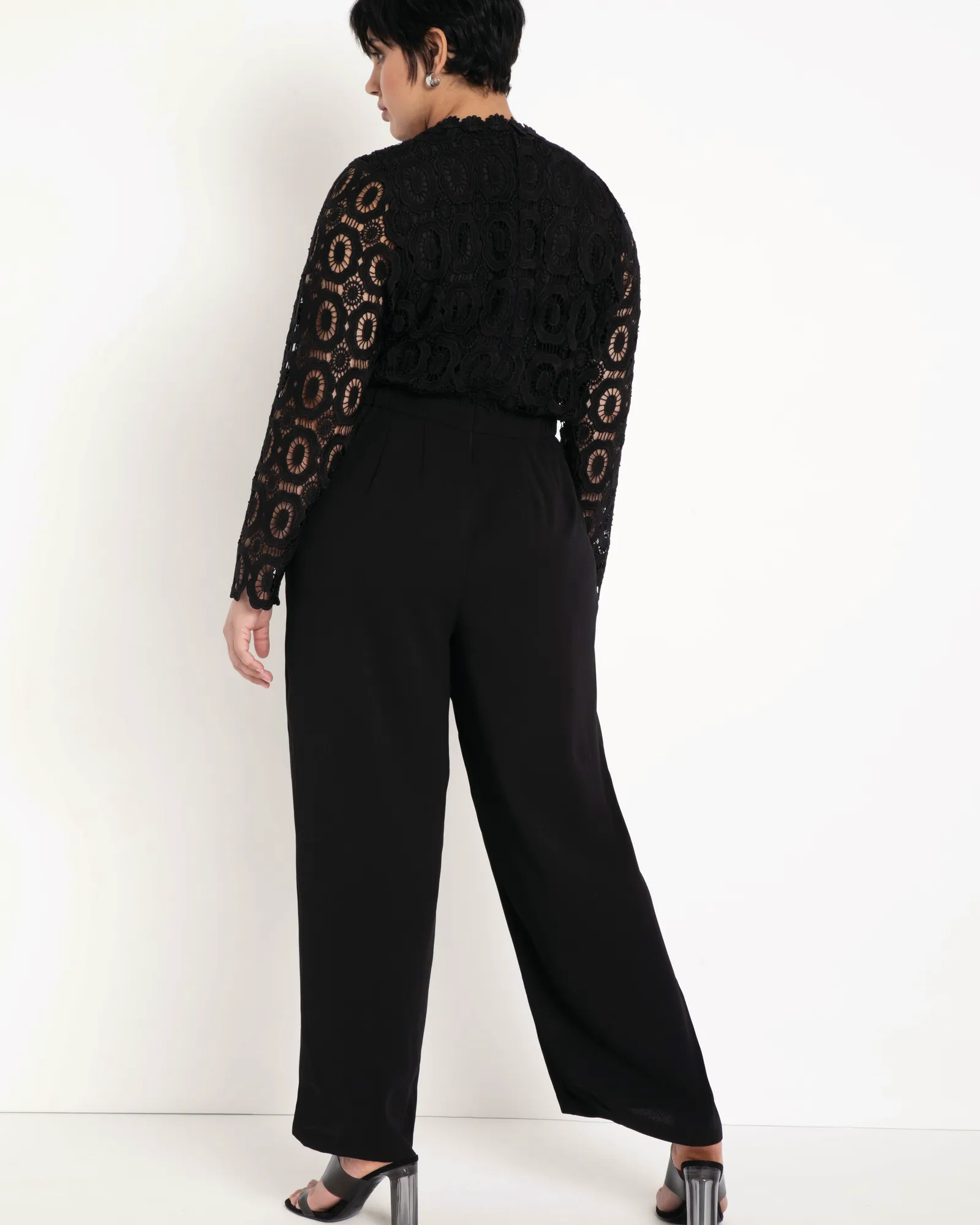 Lauren Lace Jumpsuit | Black