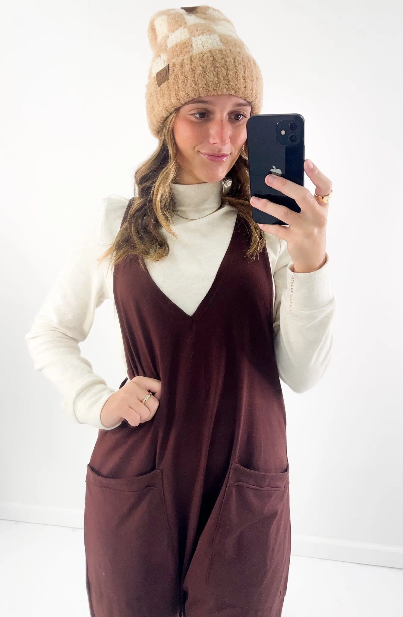Loose Fit Baggy Sleeveless Jumpsuit