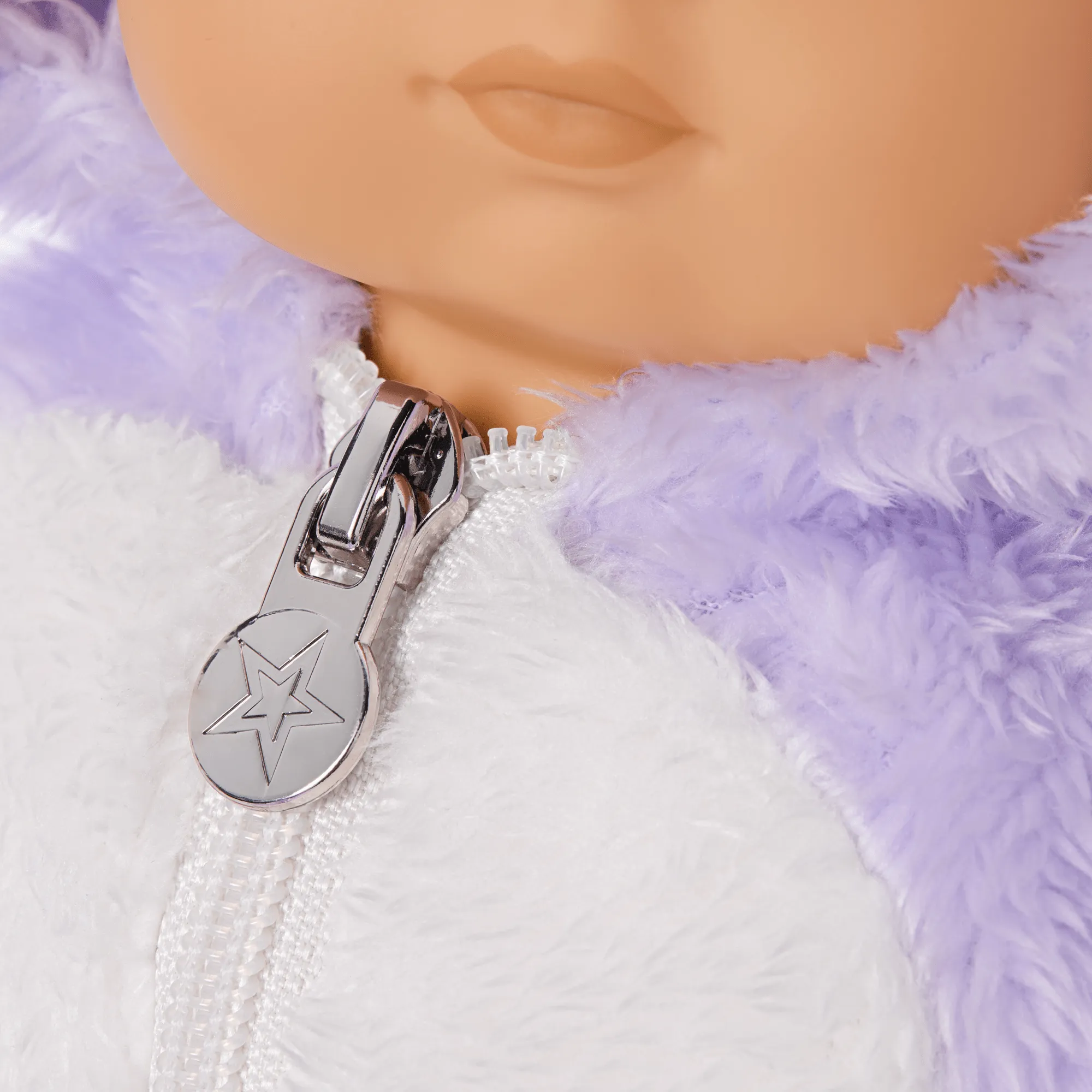 Lovable Lavender Bear One-Piece Outfit for Bitty Baby® Dolls