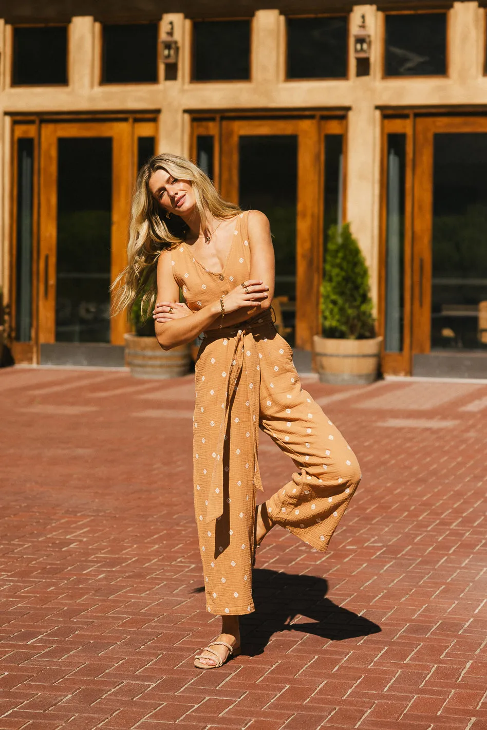 Mackie Embroidered Jumpsuit