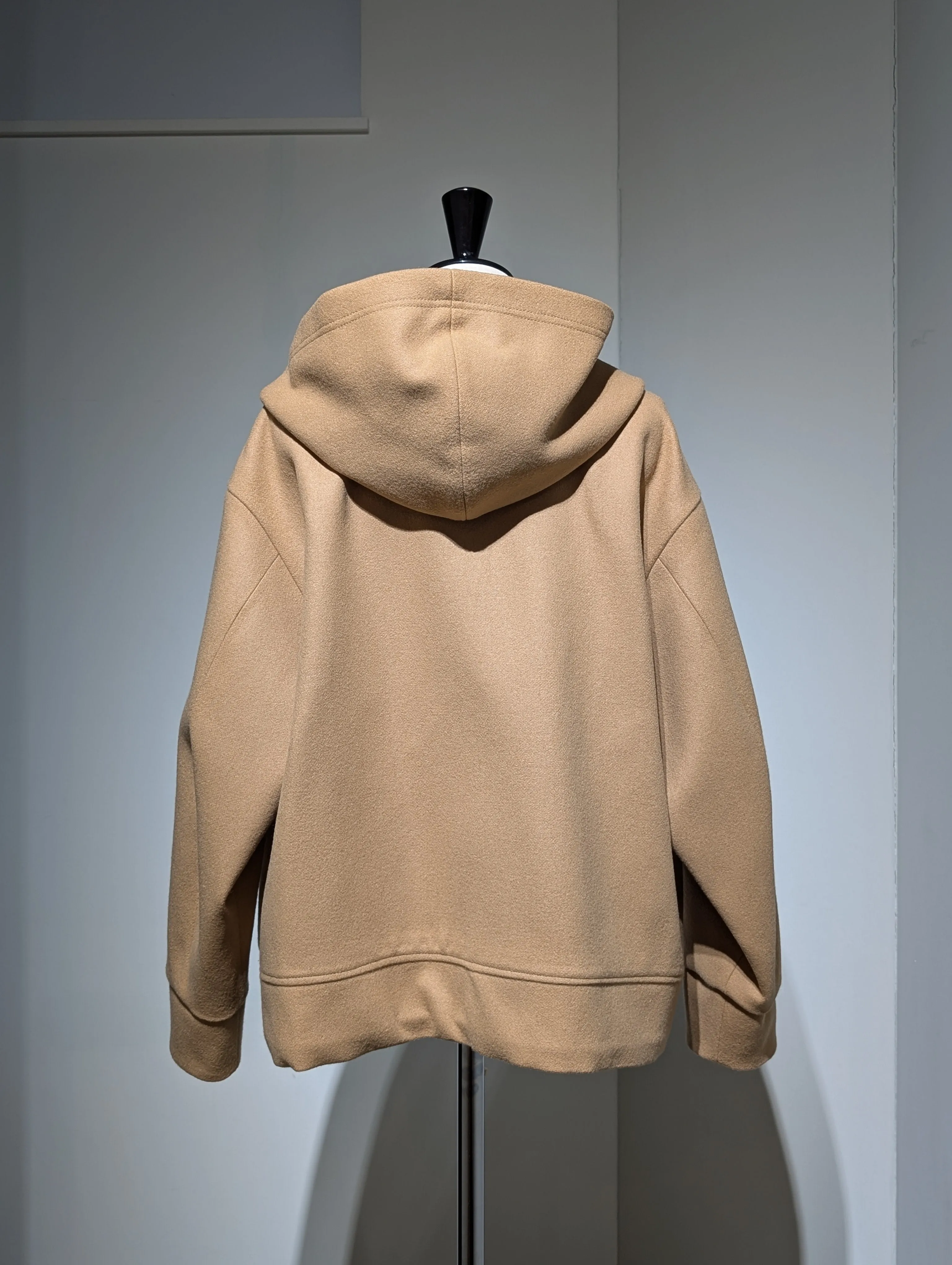 MADISONBLUE  OVERSIZED HOODIE MELTON