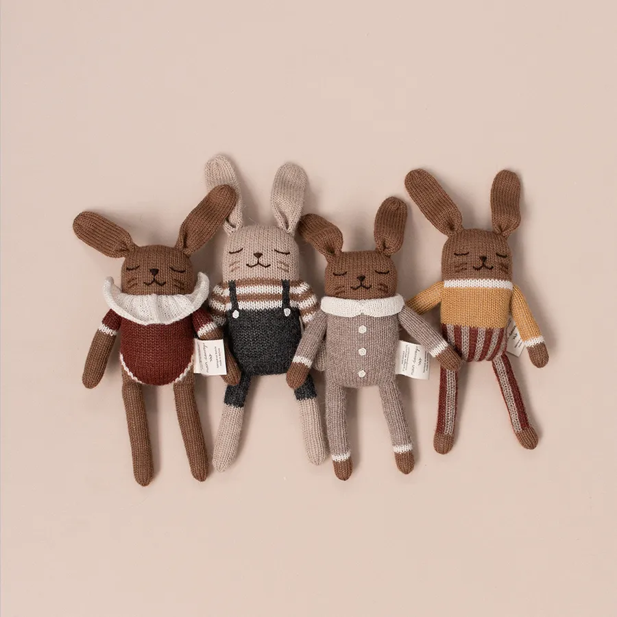 Main Sauvage Knit Toy - Bunny - Oat Jumpsuit