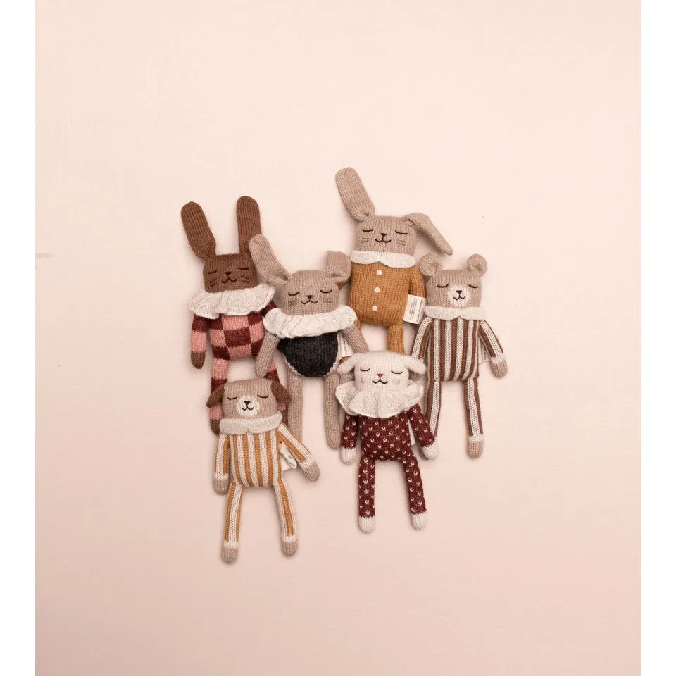 Main Sauvage Teddy, Nut Striped Jumpsuit 22cm