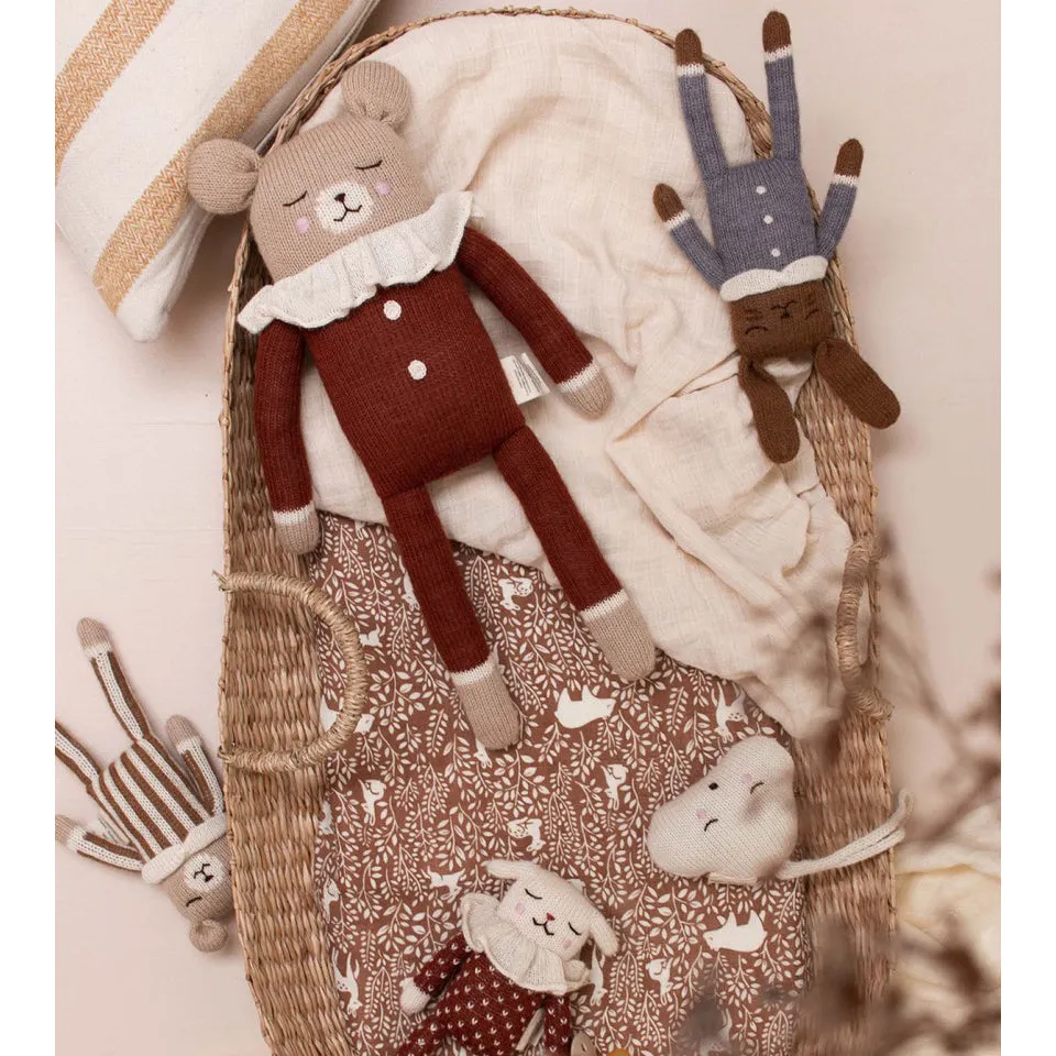 Main Sauvage Teddy, Nut Striped Jumpsuit 22cm