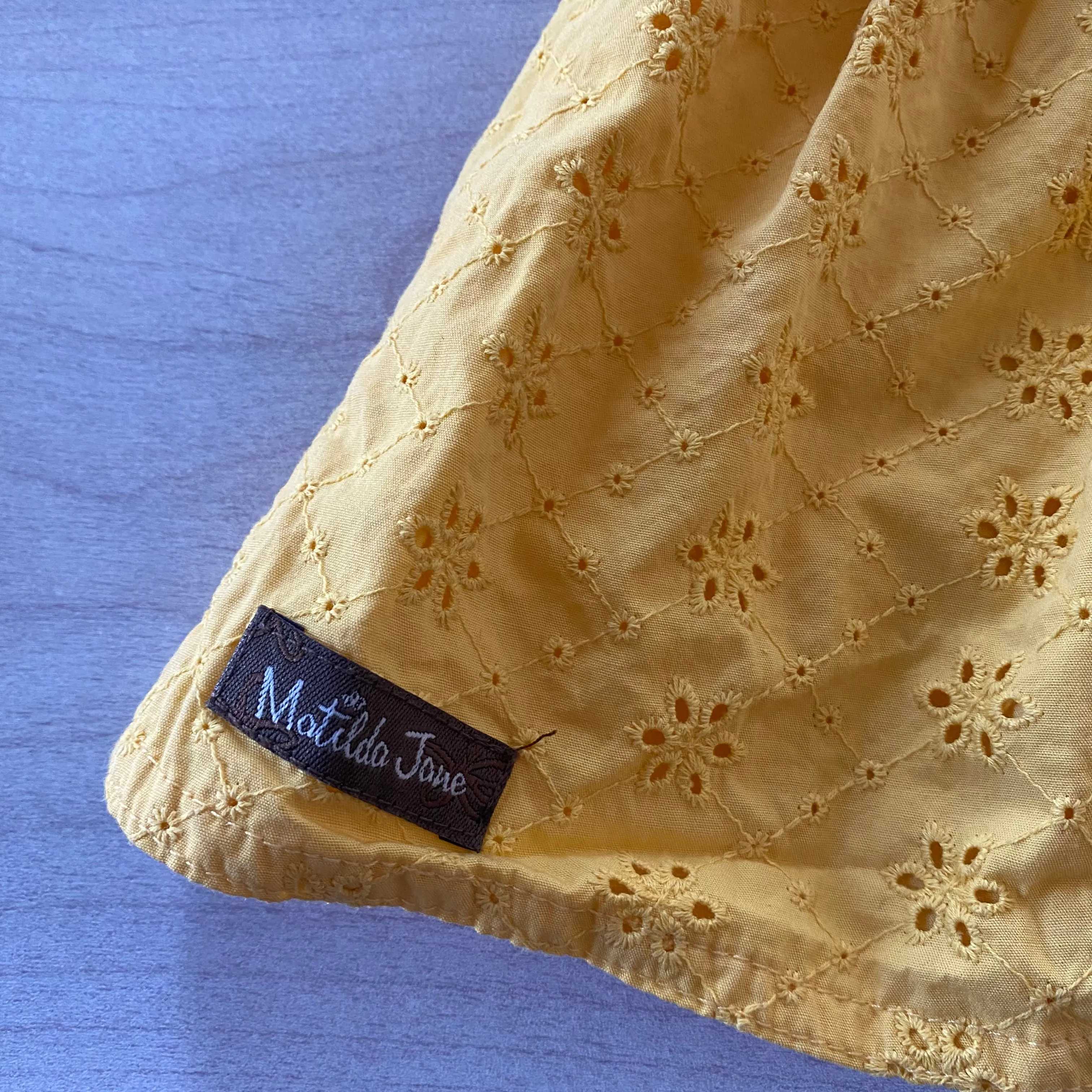 Matilda Jane Yellow Apron Jumper Dress