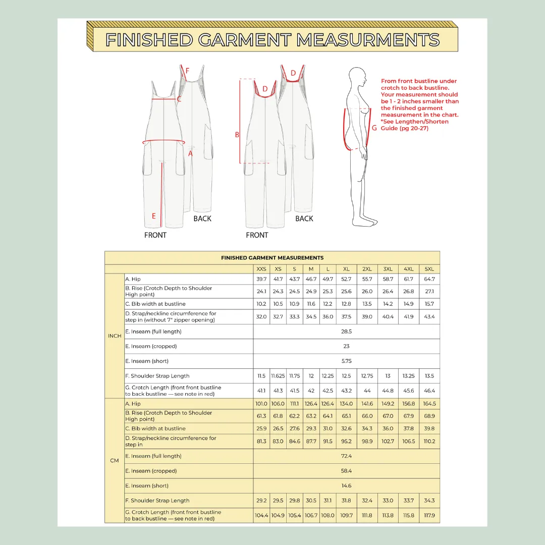 Meadow Overalls PDF Pattern - Lydia Naomi