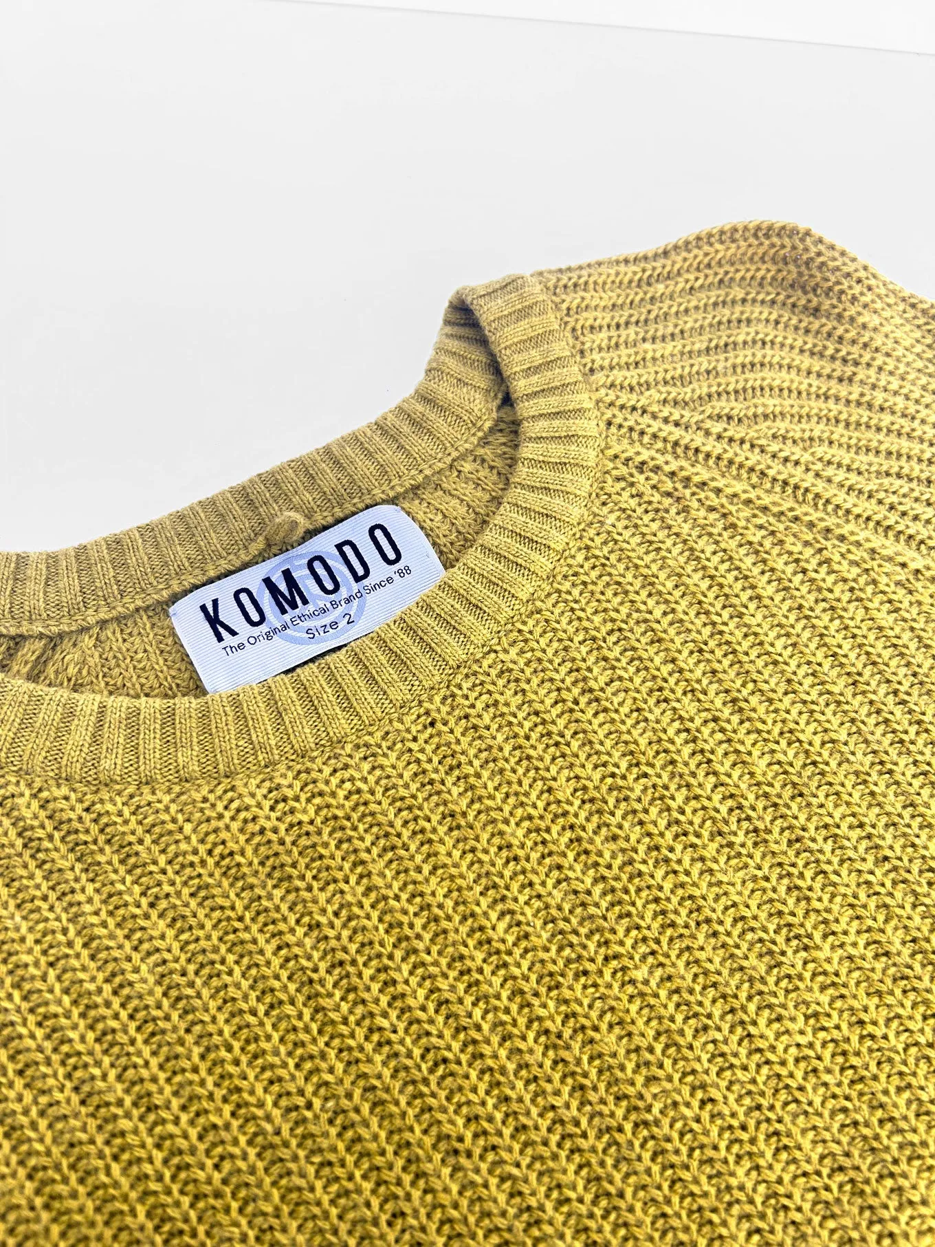 Men's Giovanni Wool Blend Jumper Mustard