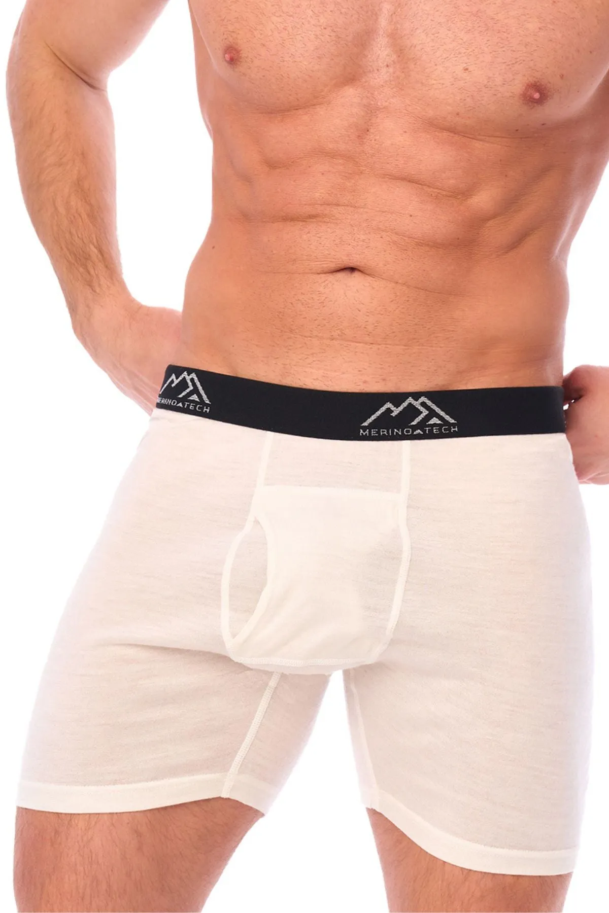 Men's Merino Boxers 170 Off White (1 Pack)