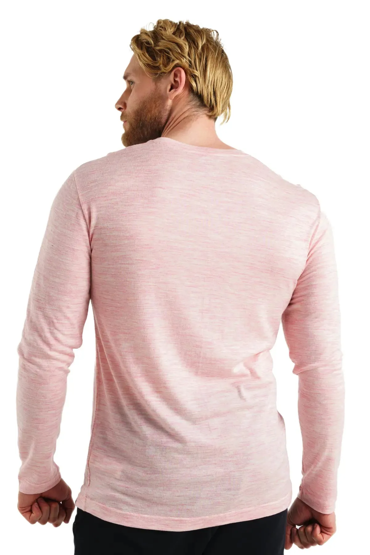 Men's Merino Long Sleeve 165 Pale Coral