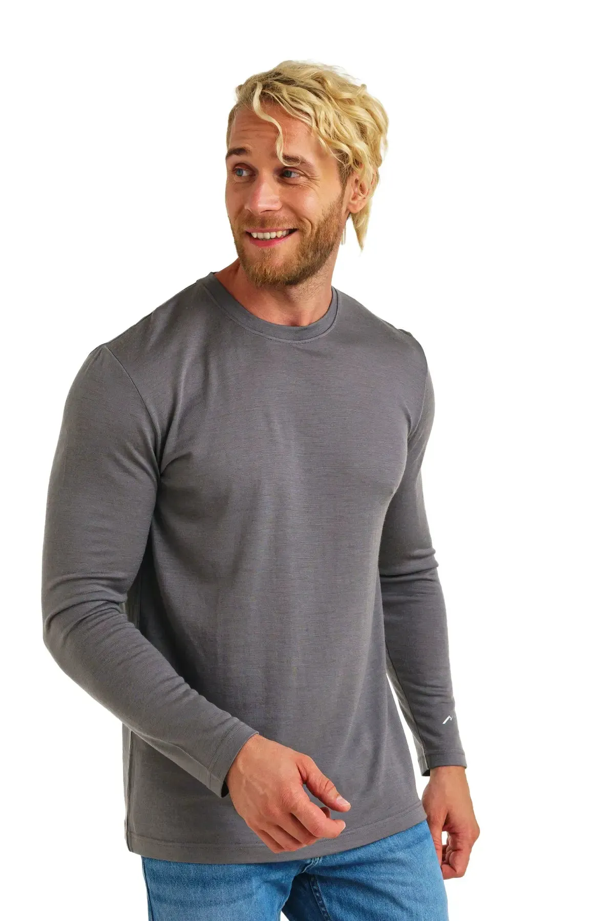 Men's Merino Long Sleeve 165 Perfect Grey  Socks