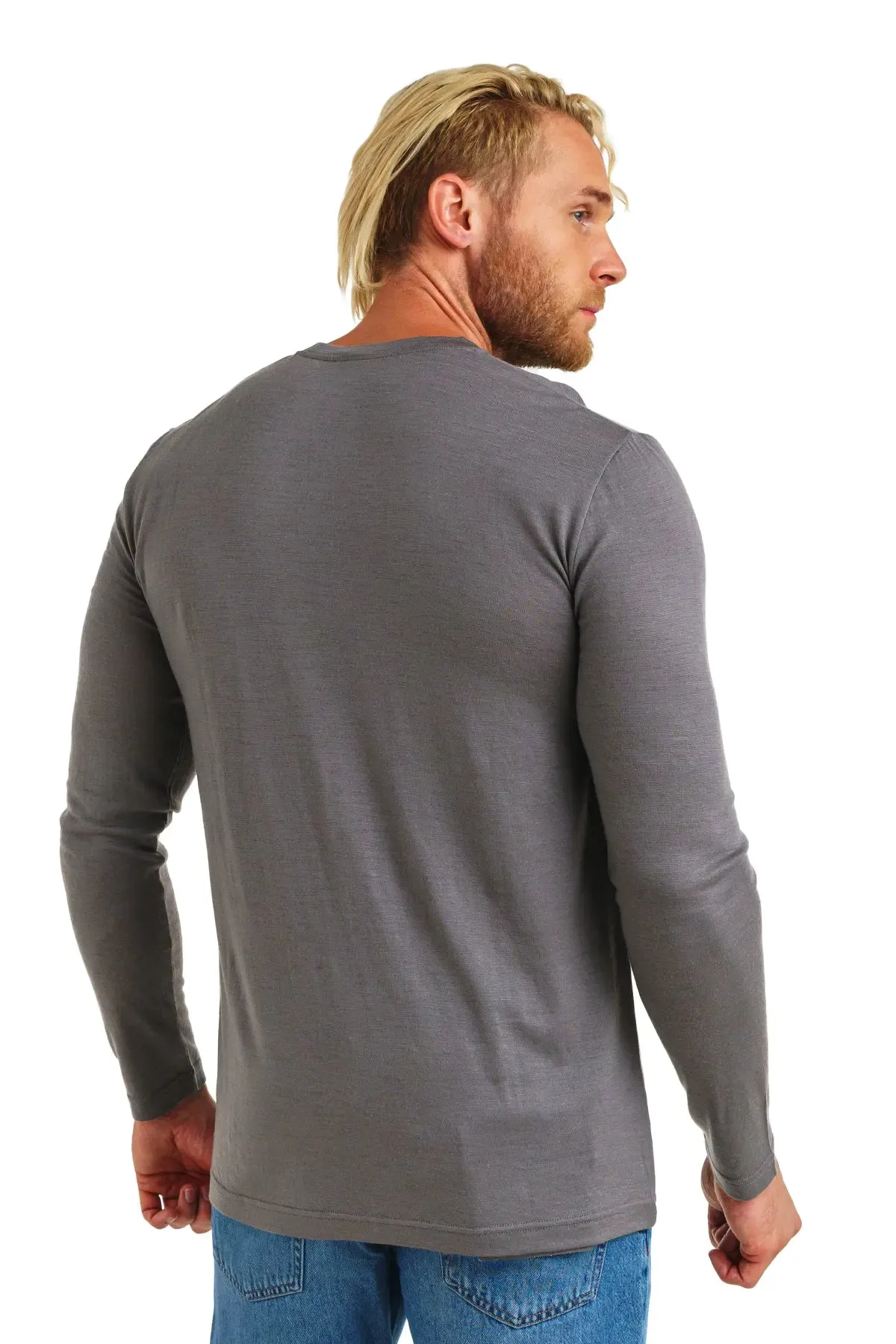 Men's Merino Long Sleeve 165 Perfect Grey  Socks