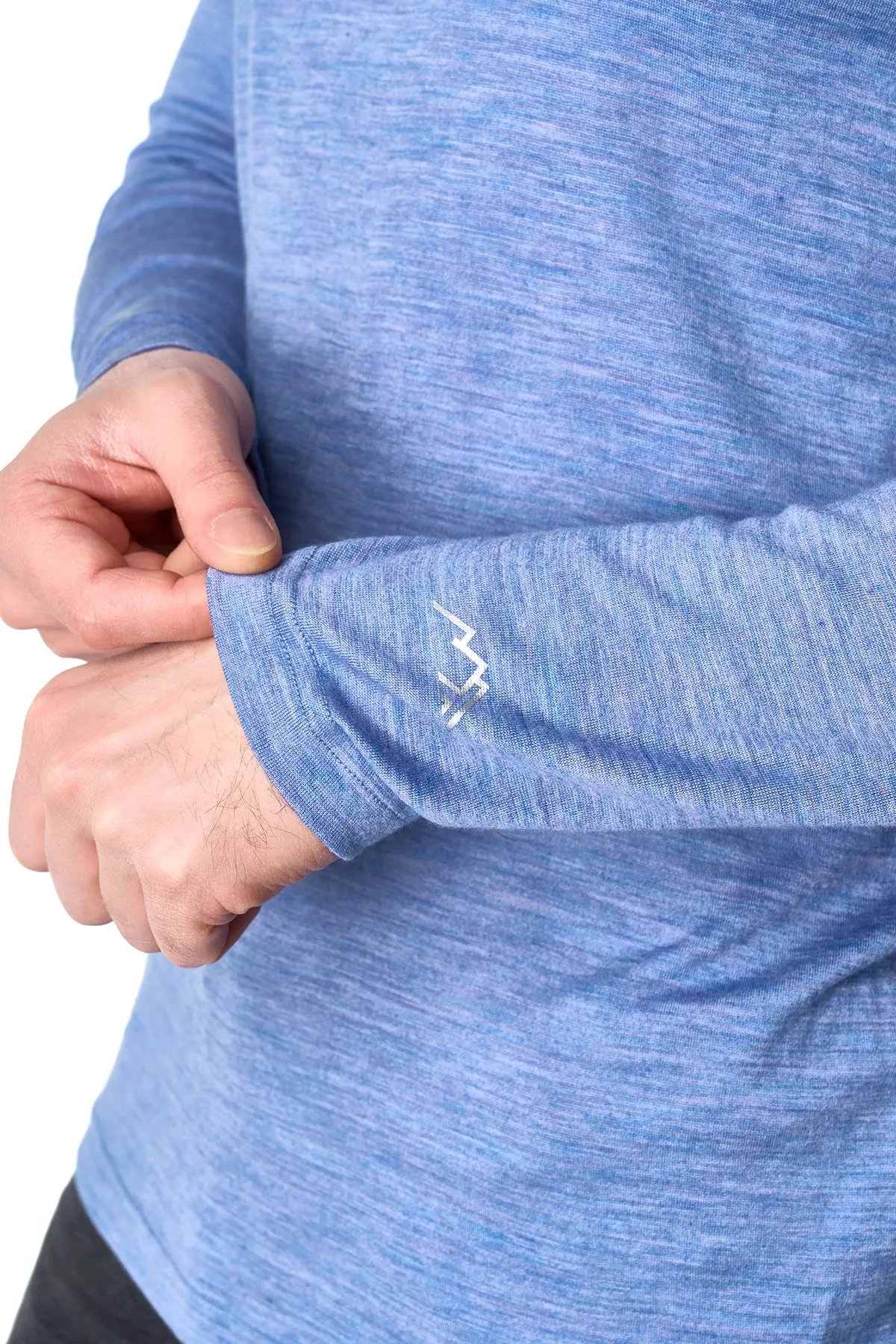 Men's Merino Long Sleeve 190 Blue Jeans