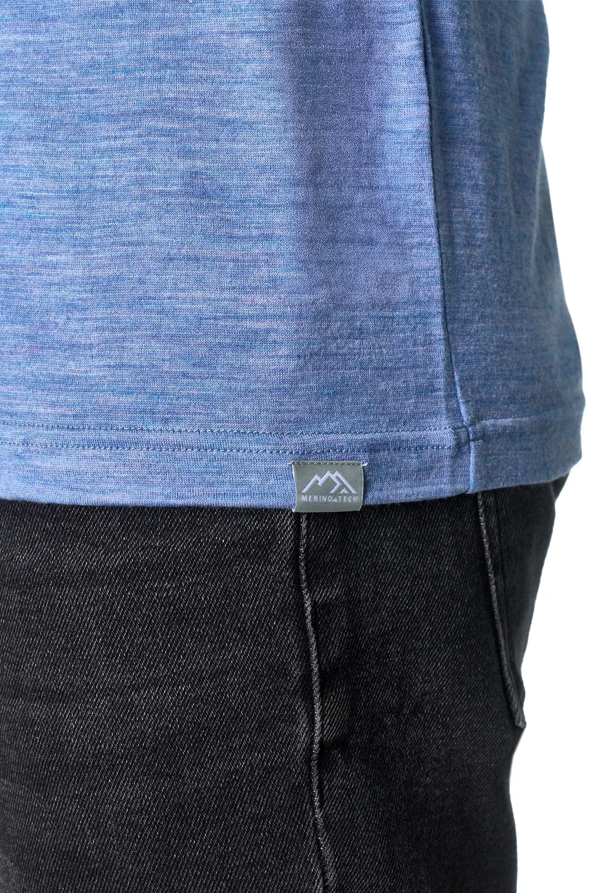 Men's Merino Long Sleeve 190 Blue Jeans
