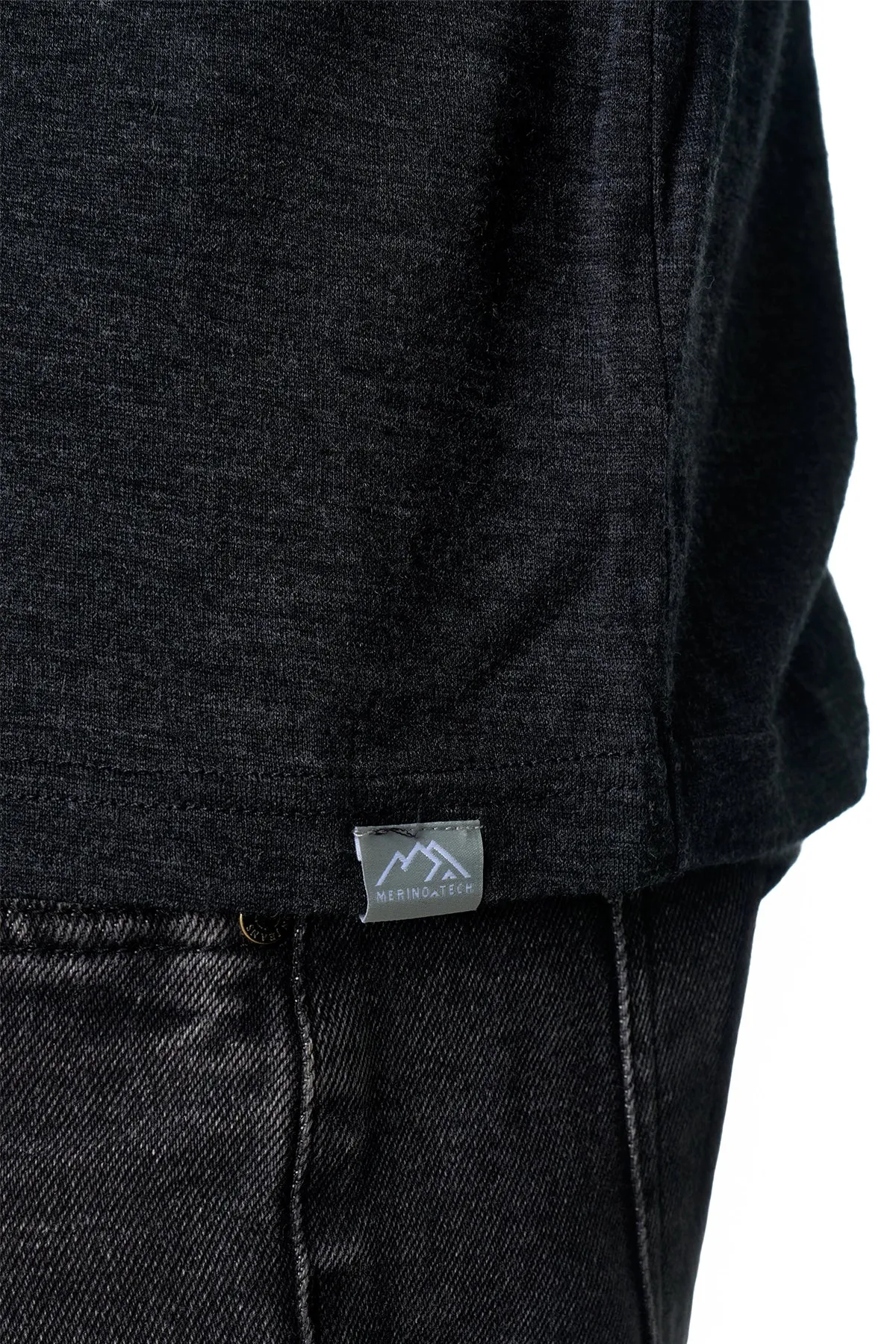Men's Merino Long Sleeve 190 Charcoal Grey