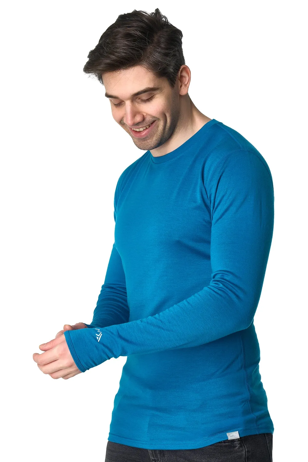 Men's Merino Long Sleeve 190 Pacific Blue