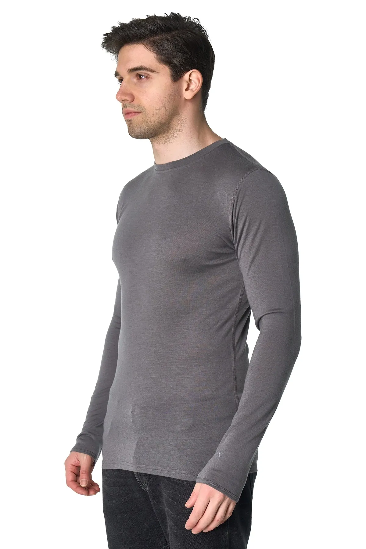 Men's Merino Long Sleeve 190 Perfect Grey