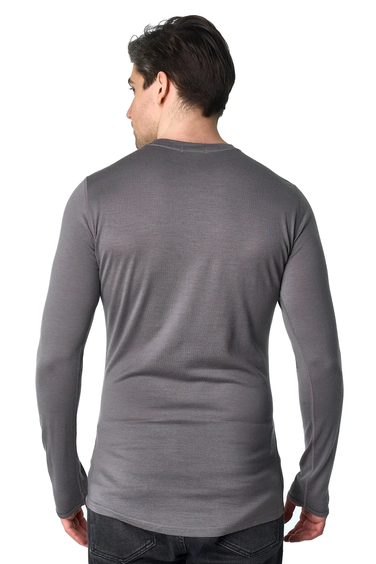 Men's Merino Long Sleeve 190 Perfect Grey