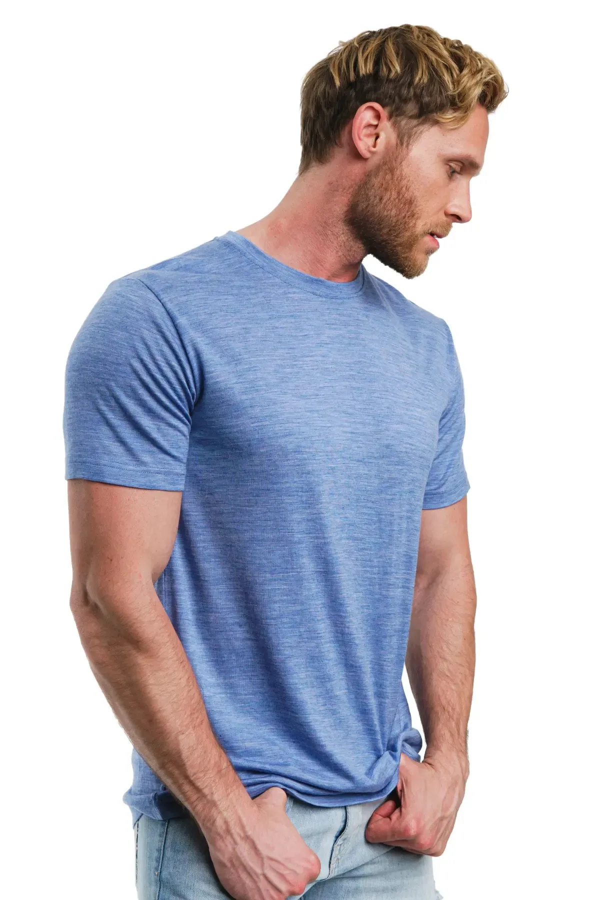 Men's Merino T-shirt 165 Woodland Grey Melange