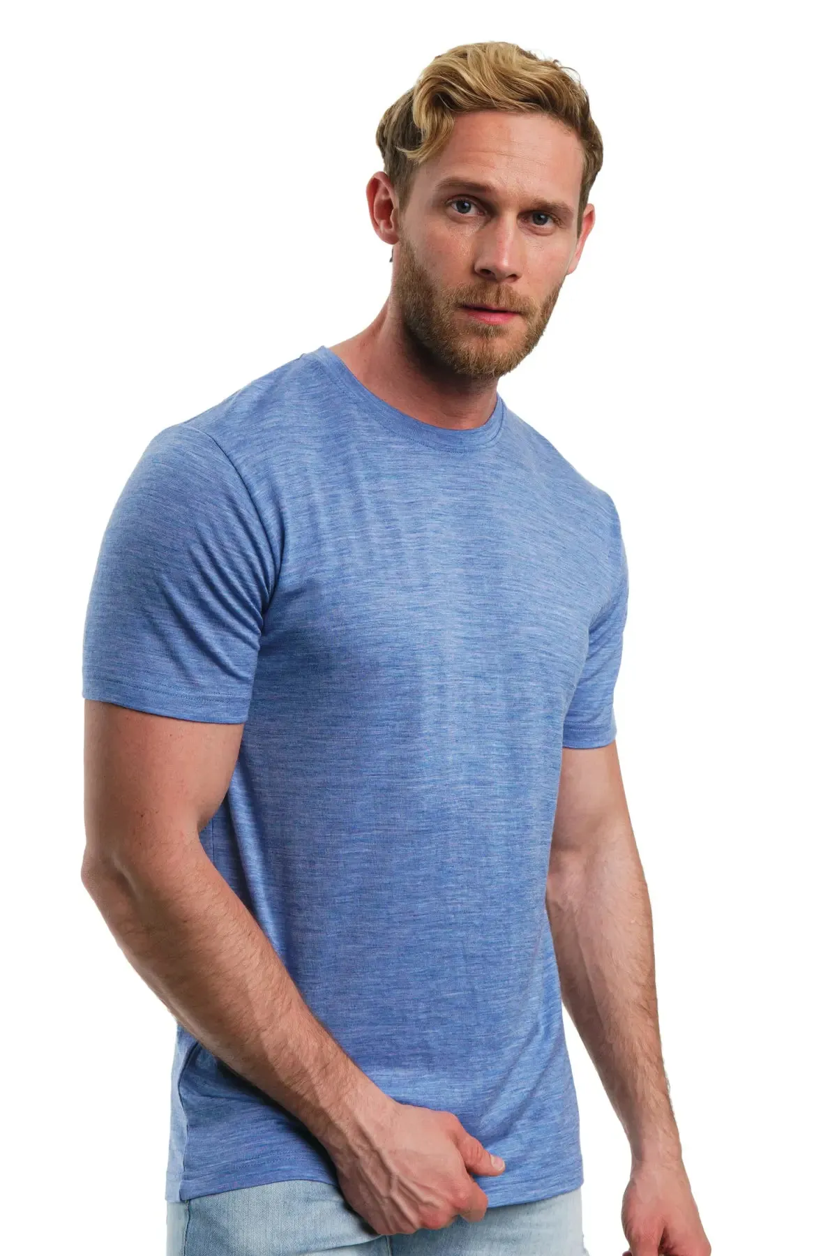 Men's Merino T-shirt 165 Woodland Grey Melange