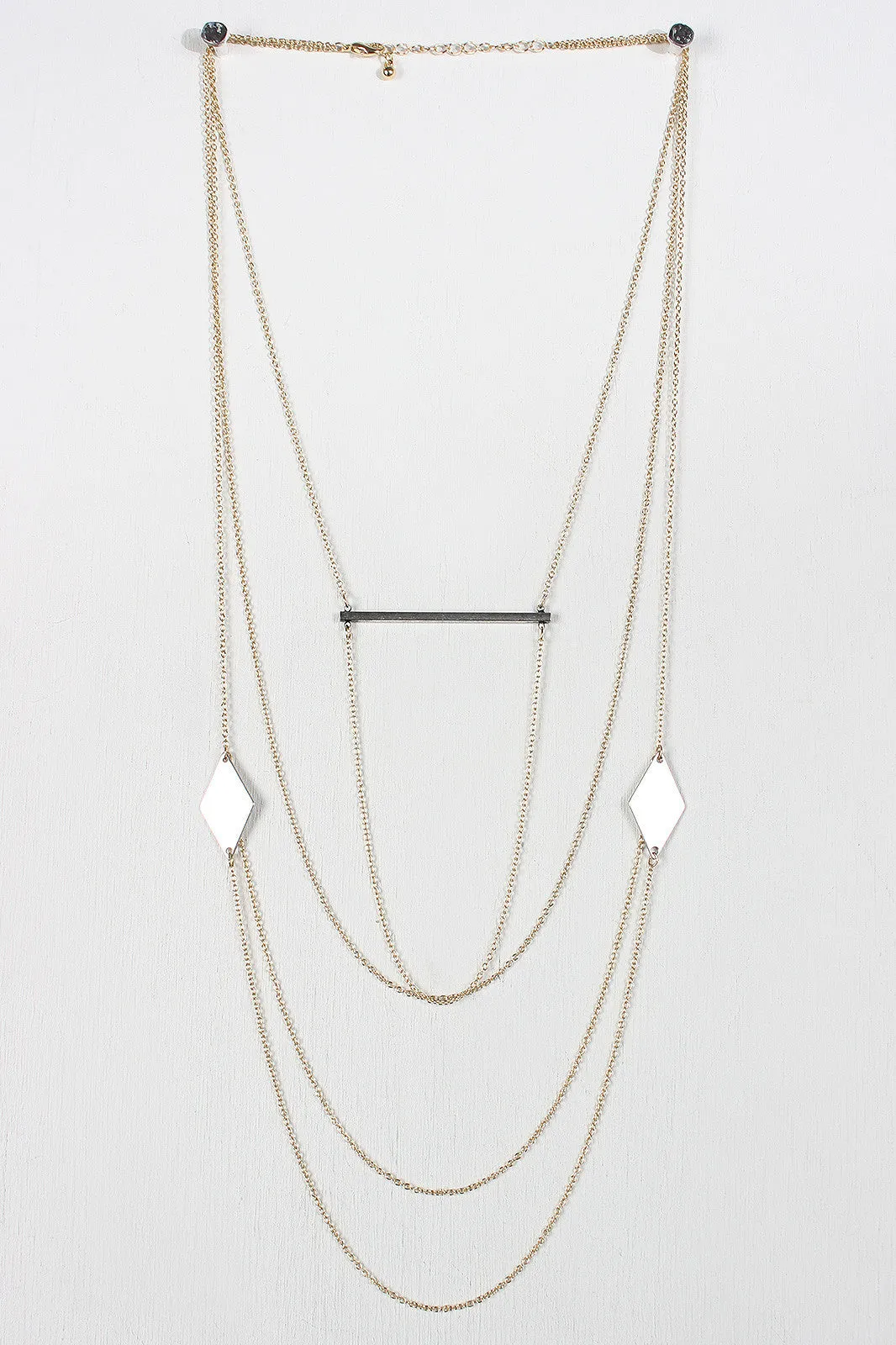Multi Layer Bar Necklace