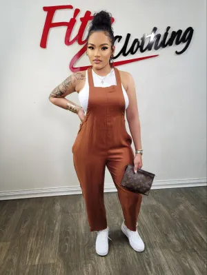 Muvel Baggy Jumpsuit (Rust)