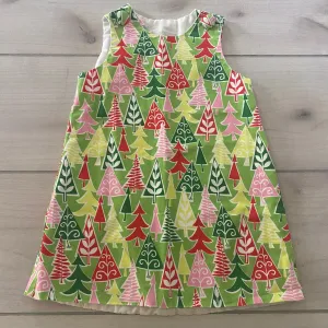 NEW Jack & Jillian Holiday Tree Jumper Dress