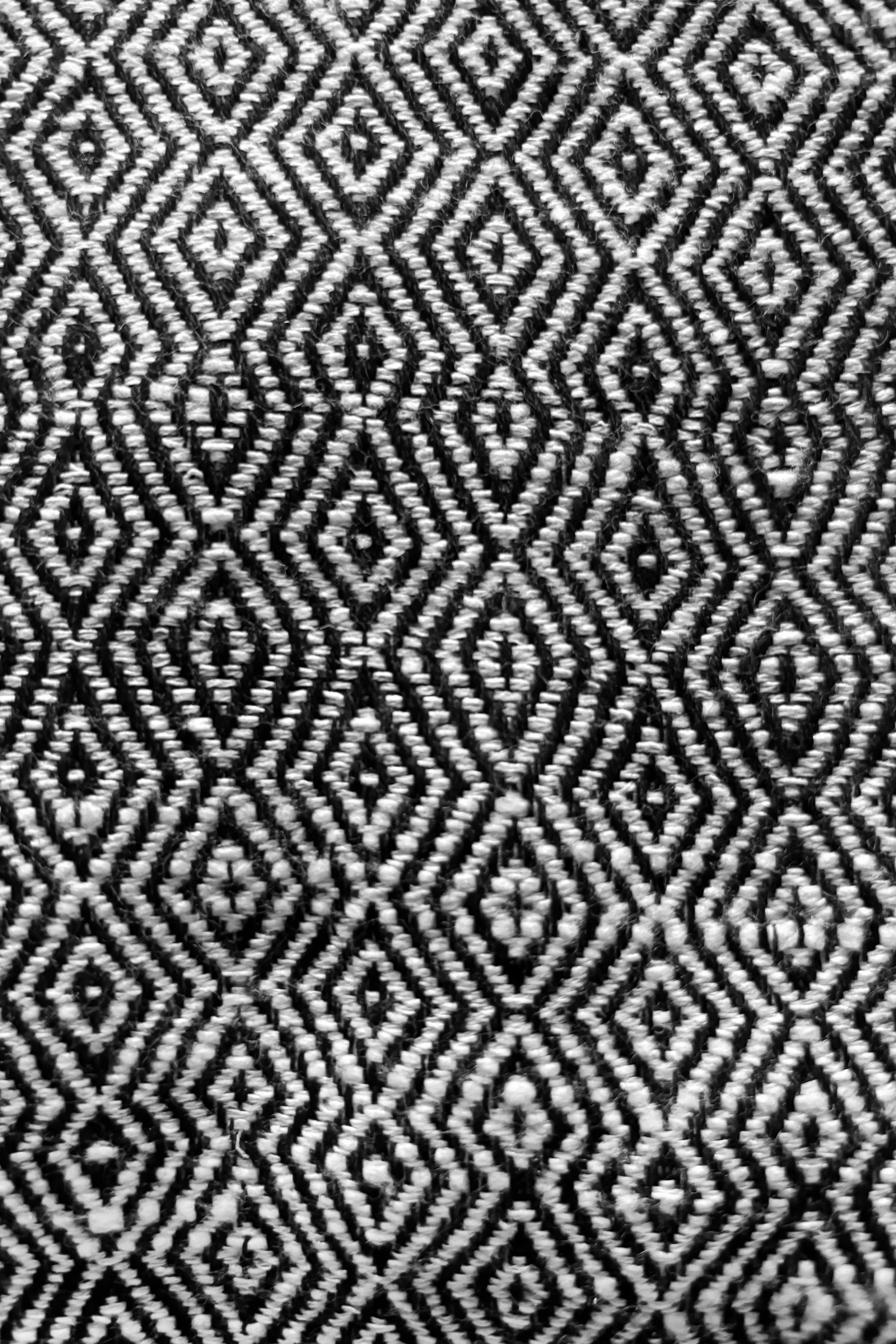 NEW! Wool Silk Overlay Diamond Neutral
