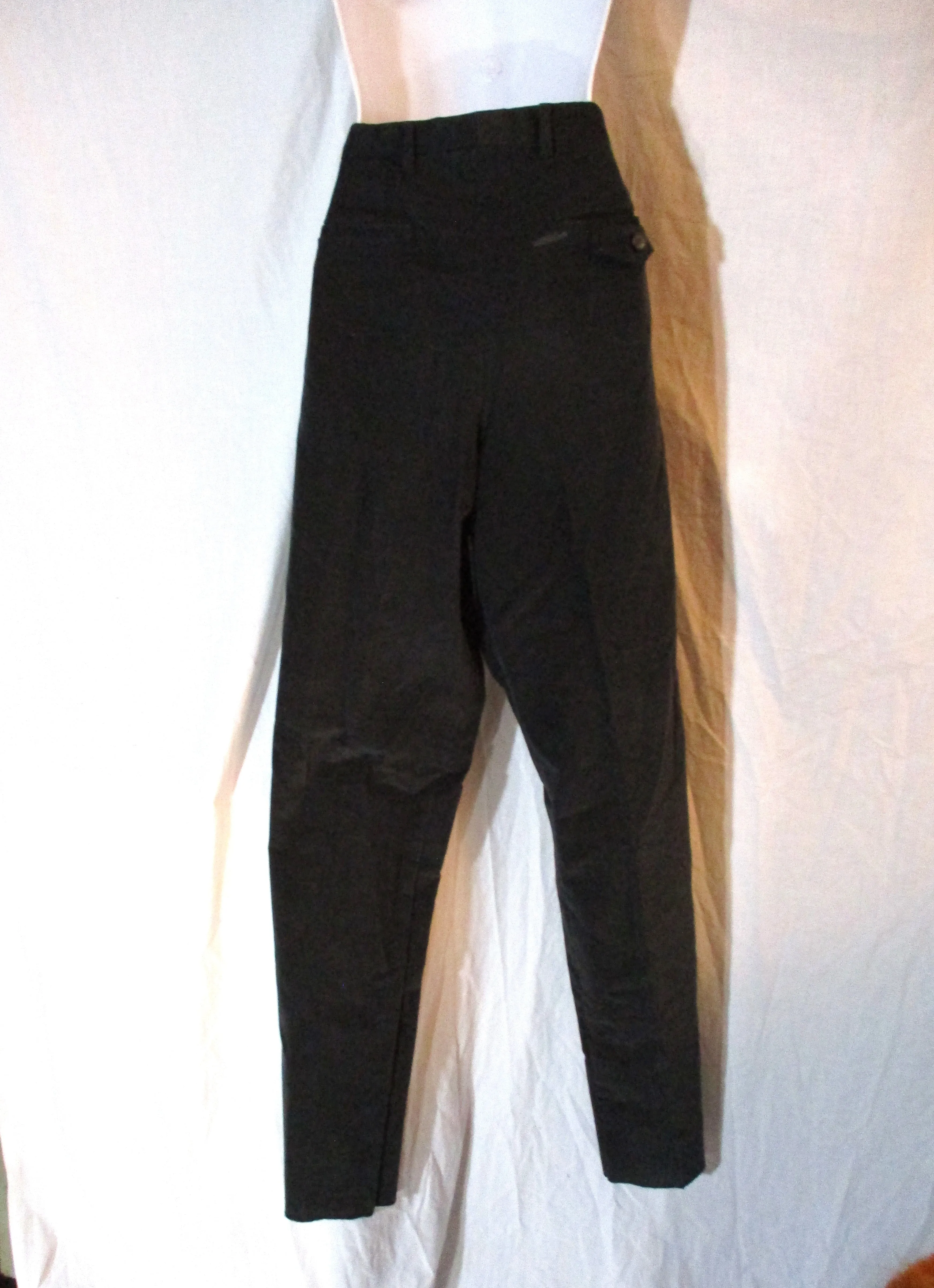 NWT NEW MIU MIU Stretchy Corduroy TROUSER Pant 50 Luxury Formal CHARCOAL GREY