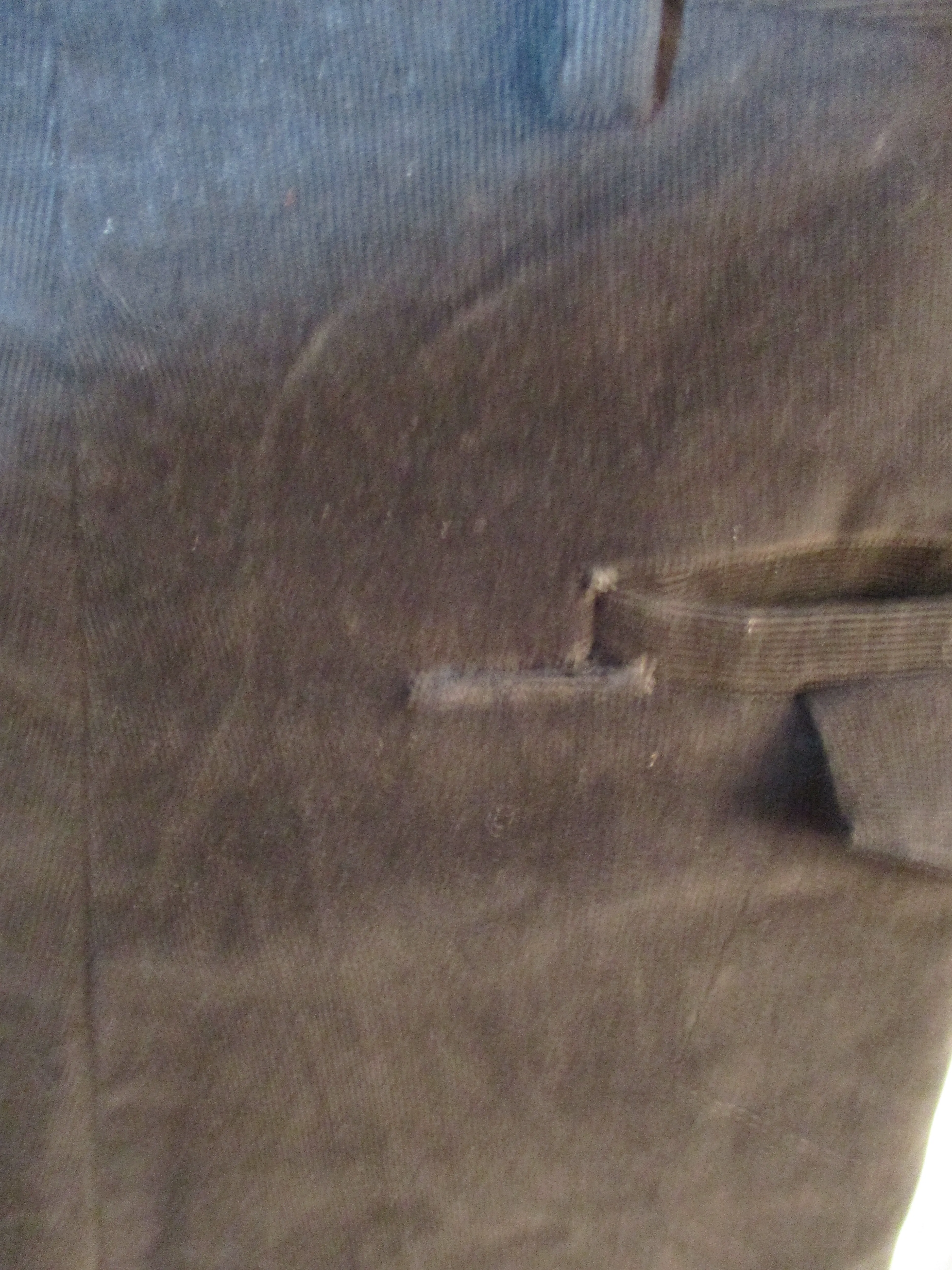 NWT NEW MIU MIU Stretchy Corduroy TROUSER Pant 50 Luxury Formal CHARCOAL GREY
