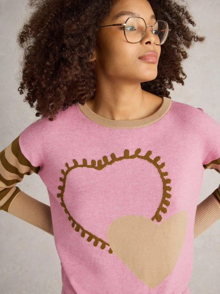 Olive Heart Jumper